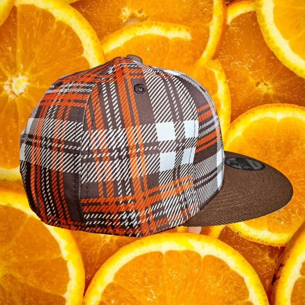 New Era 9FIFTY NFL Cleveland Browns Plaid Snapback‎ Hat Cap Adjustable Men's - Picture 4 of 7